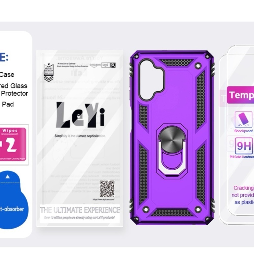 Purple Phone Case for Samsung Galaxy A32 5G - Picture 4 of 7